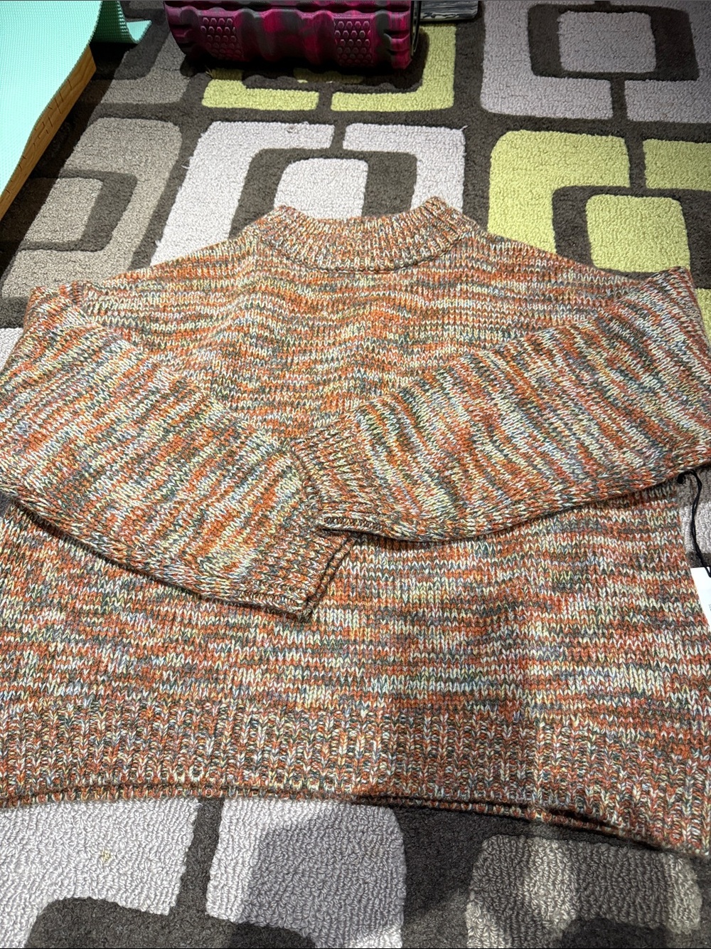 Paper Label merino wool sweater, size L, NWT